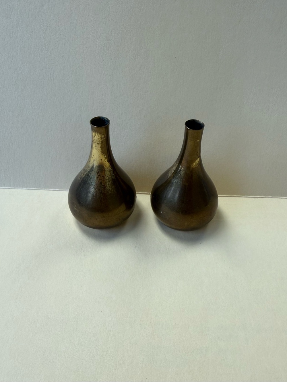 Set of 2 Vintage Danish DANSK ‘Onion’ Tiny Taper Candle Holders Jens Quistgaard